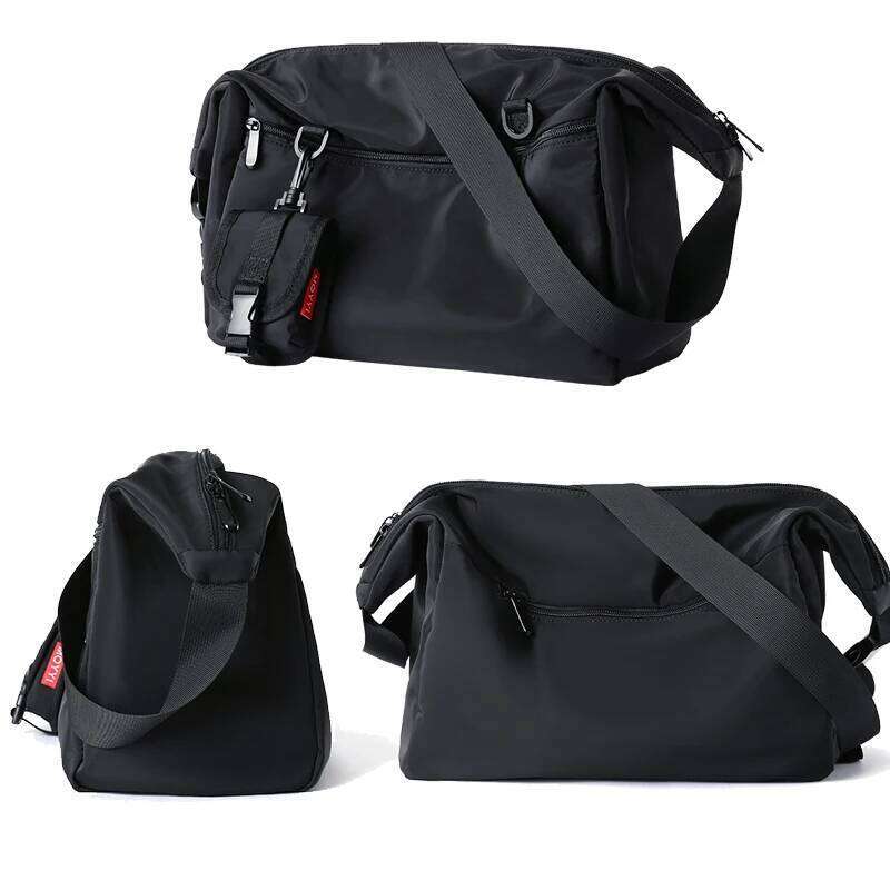 Korean Style Men Messenger Bags Women Travel Casual Large Hobo Waterproof Nylon Laptop Crossbody Shoulder Bag