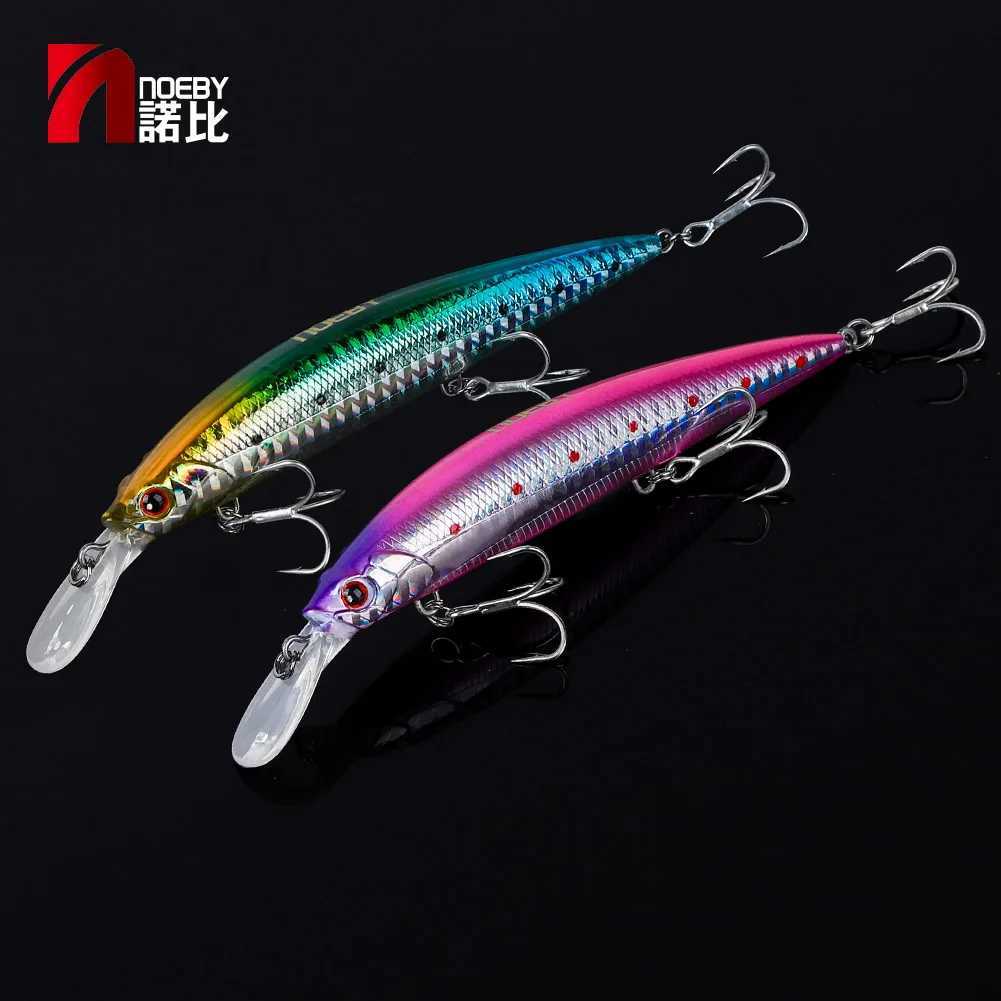 NOEBY 110mm 36g Heavy Sinking Minnow Rolling Wobbrs Artificial Hard Baits Jerkbait for Seabass Fishing Lure W250926