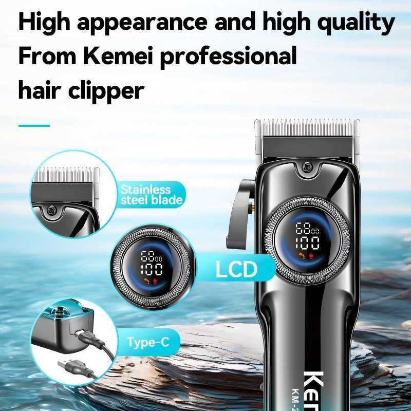KEMEI Km2279 Professional Hair Clipper 210mins Hair Clippers Men Professional Electric Trimmer R250926