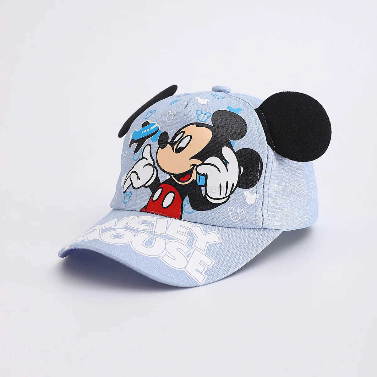 Disney Cute Baseball Caps Cartoon Mickey Minnie Mouse Print Kids Hats Summer Spring Baby Boys Girls Embroidery Headgear Snapback H250926