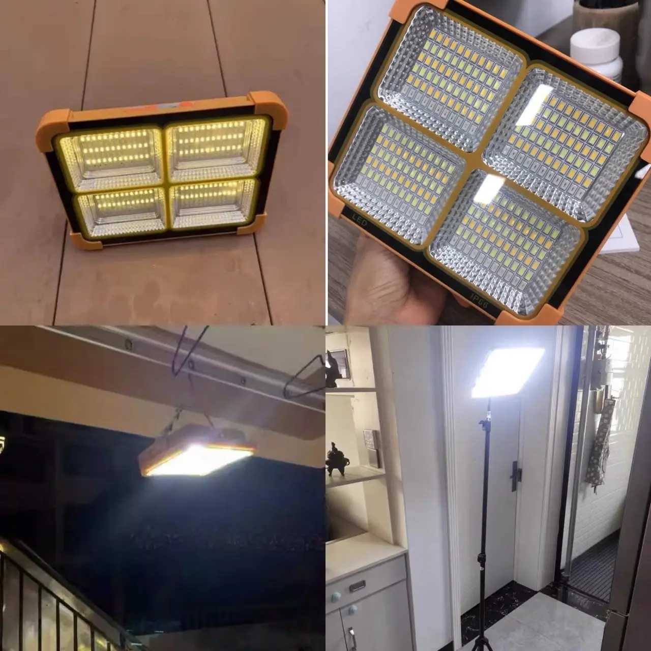 10000000LM Solar Portable LED Lamp Bright Rechargeable Multifunction Waterproof Camping Lamps Outdoor Emergency Portable Lantern C250925