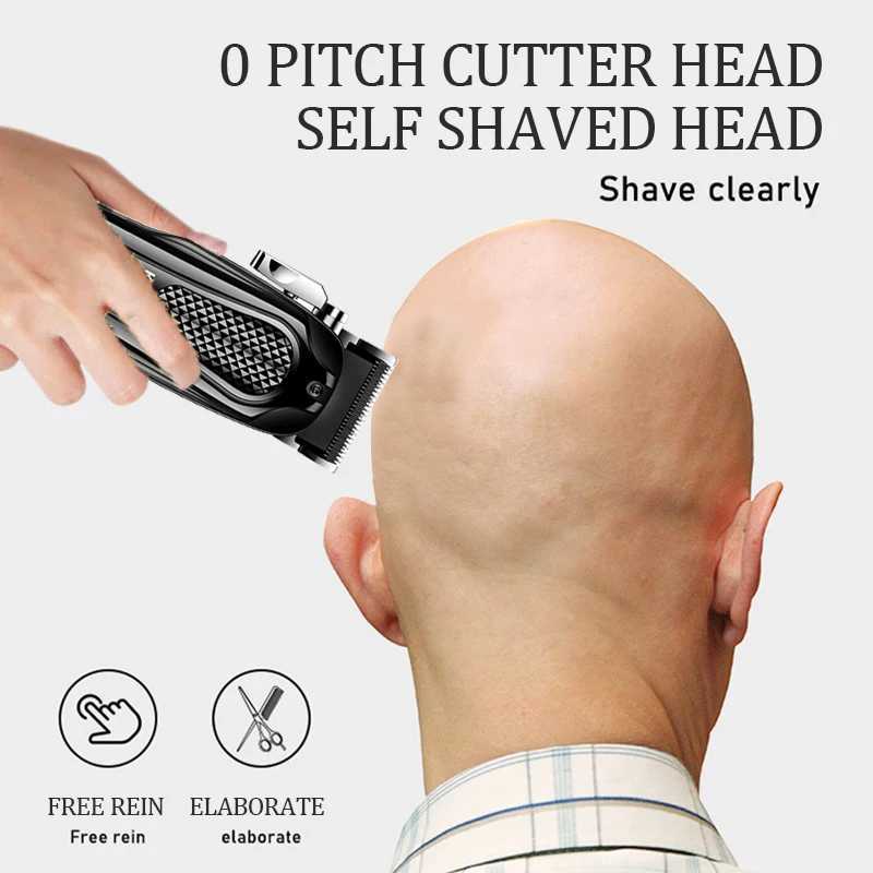 Kemei KMPG1071 Electric Hair Clipper UBS Rechargeable Cordless Beard Trimmer Men Powerful Electric Hair Clipper Trimming Tool R250926