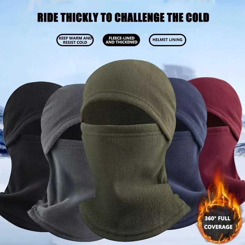 Winter Cycling Mask Thermal Windproof Balaclava Ski Mask Men Women Warm Polarfleece Outdoor Sport Motorcycle Face Mask Z250926