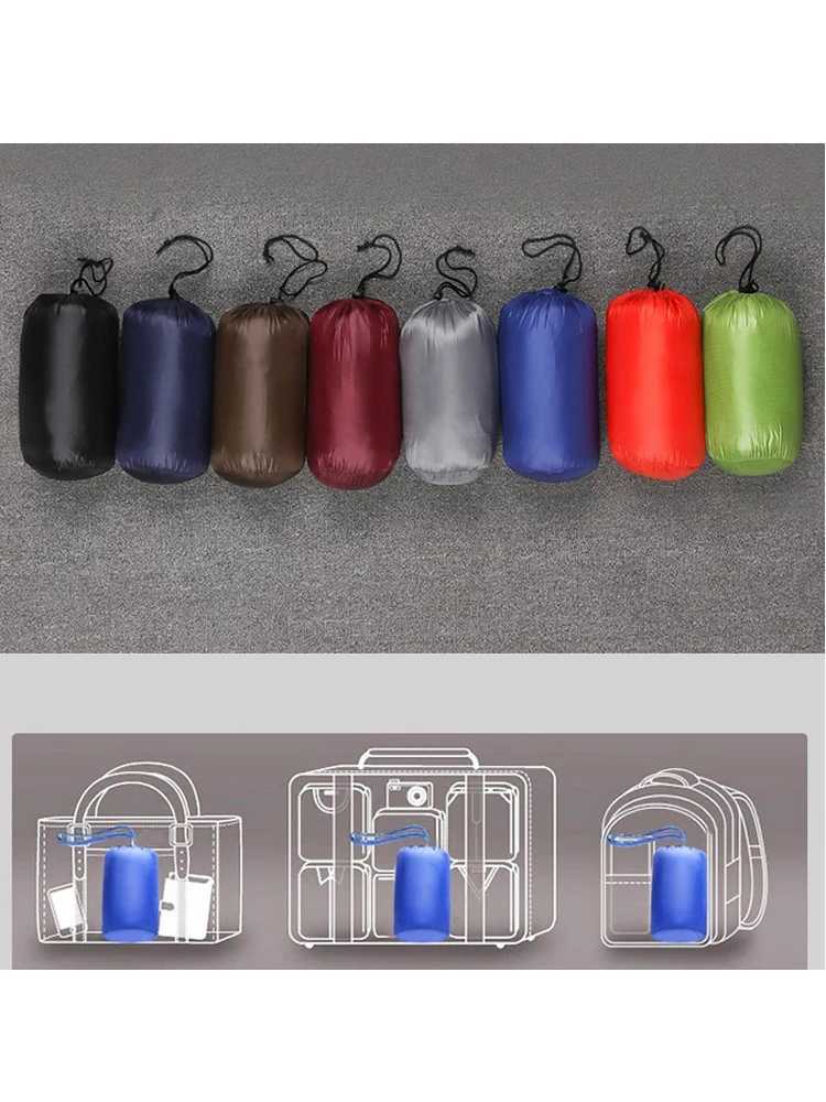 010 Mens Winter Coat Duck Down Jackets Ultra Light Thin Hooded Down Coat Portable Windproof Puffer Parkas Male Overcoat 5XL W250926