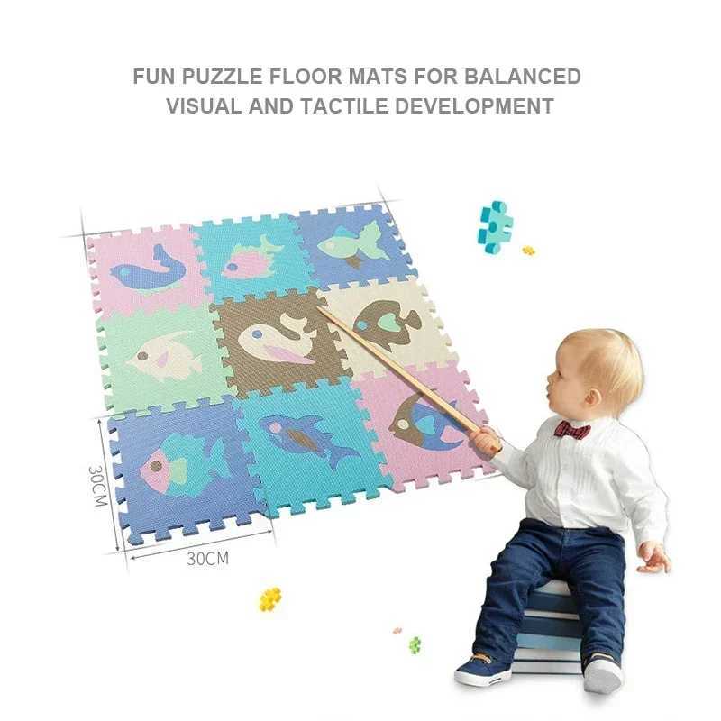 Baby Play Carpet EVA Foam Puzzle Carpet Childrens Educational Toys Baby Indoor Play Mat Bedroom Floor Decoration C250926