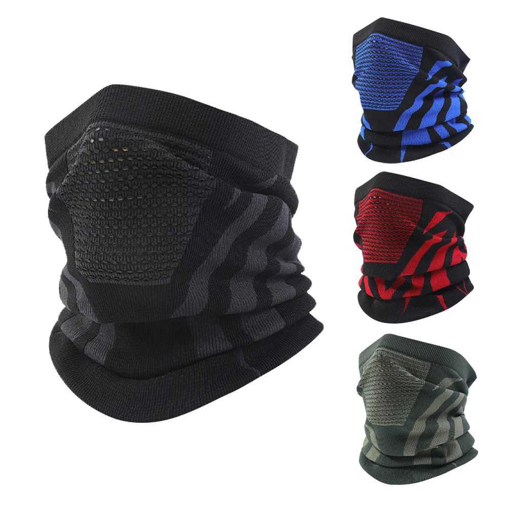 Unisex Winter Breathable Warm Ski Mask Bike Motorcycle Half Face Mask Scarf Outdoor Sports Running Hiking Fishing Cycling Mask Z250926