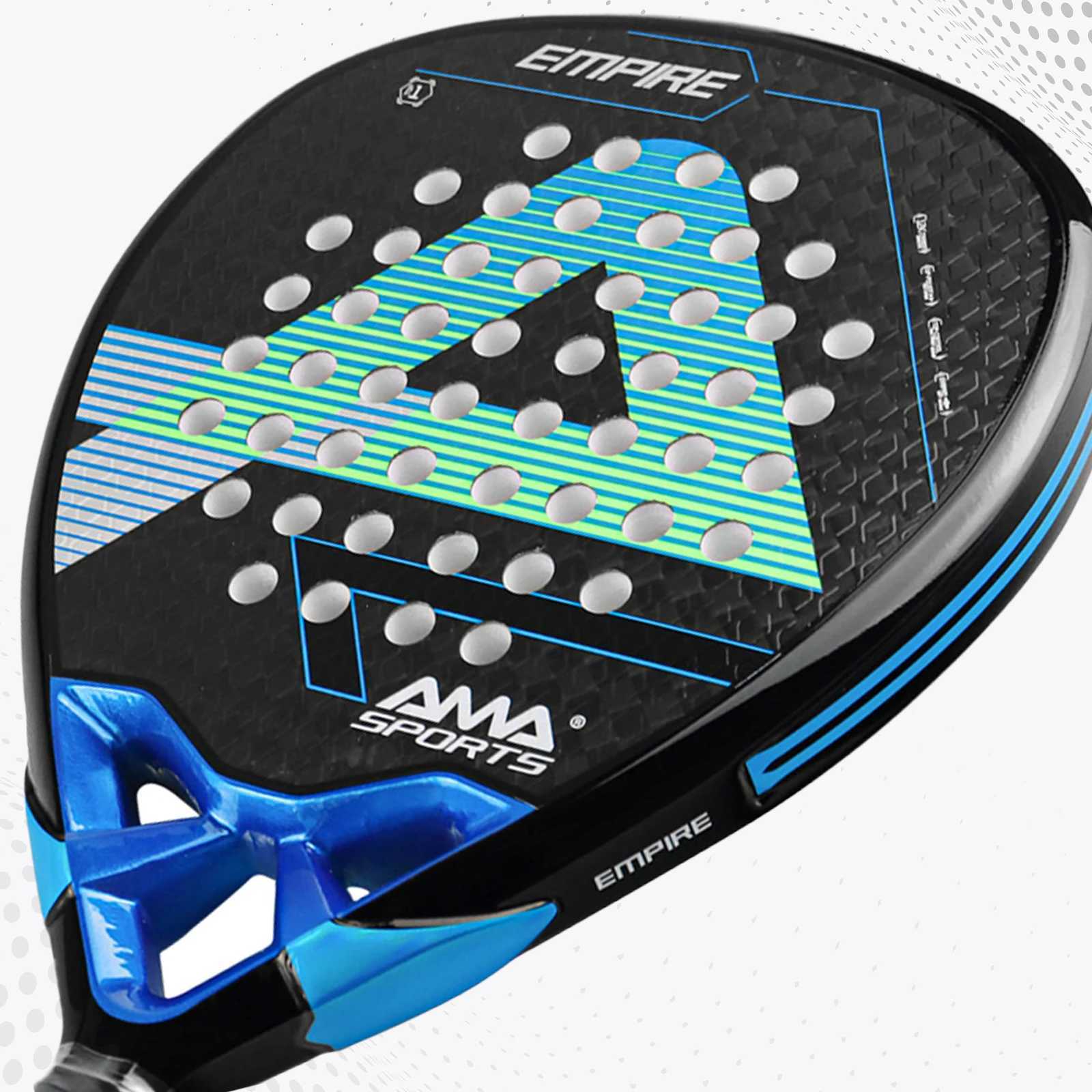Padel Racket 12K Carbon Fiber Surface with EVA Memory Flex Foam Core Lightweight Padel Racquet with Bag POP Padel Tennis Rackets J250926