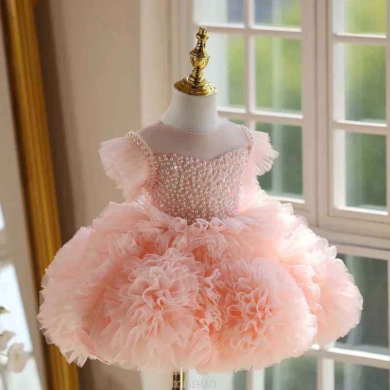 2025 Princess Luxury Formal Dress Girls Birthday Party Puffy Gown Hostess Performance Pageant Girl Outfits Banquet Flower Z250926