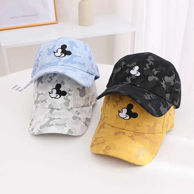 Disney Hot Sale Childrens Mickey Cap Cotton Cartoon Baseball Cap For Kids Girls Boys Hat H250926