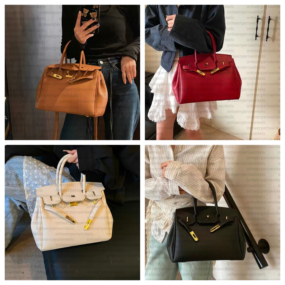 Designer Handbag Woman Genuine Leather letter straddle Woman Men 25cm 30cm Lychee pattern Quality Luxury bag Shoulder Bag Female Purse Lady Tote designer bags