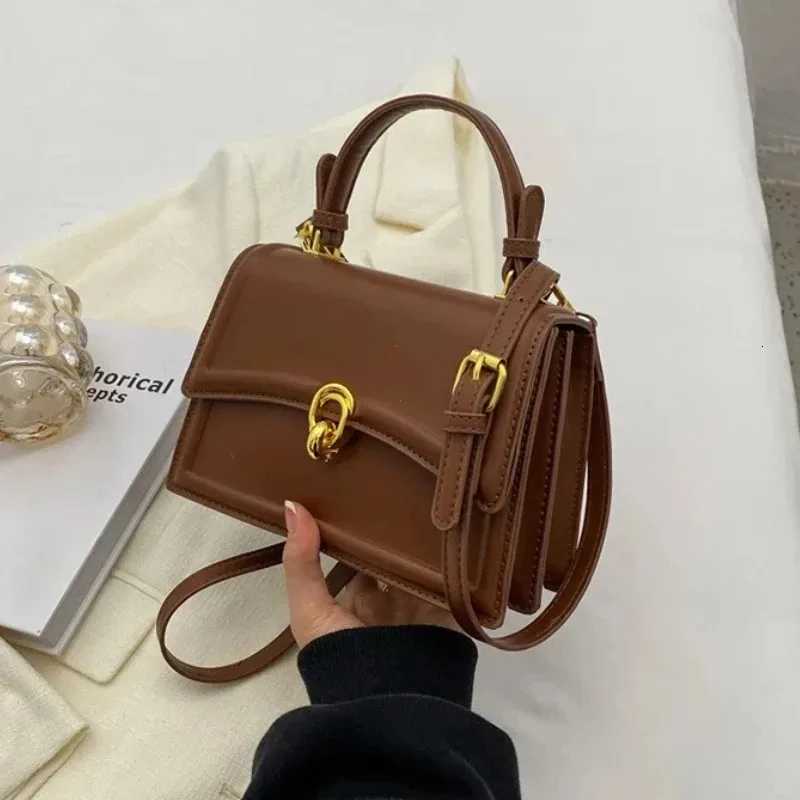 Women Shoulder Bag BrownCoffee PU Leather Winter Bag Luxury Designer Lady Handbags and Purses Simple Style Tote Bags Crossbody Z250926
