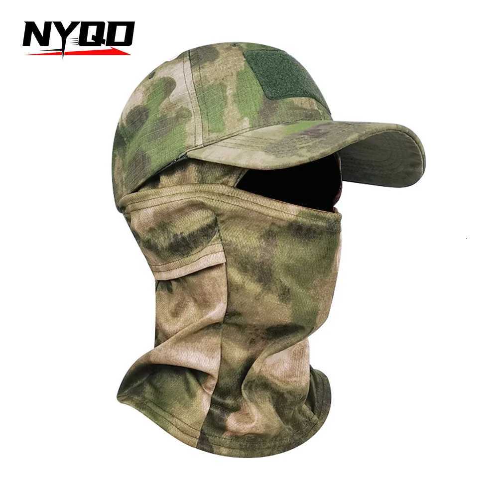 Camouflage Baseball Mask Tactical Baseball Outdoor Hiking Mountaineering Fishing Sunscreen Shade Sports Z250926