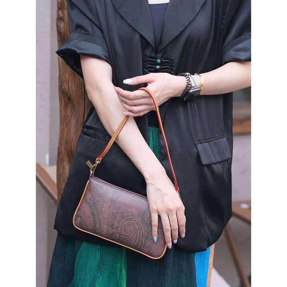Faionable Retro Crossbody Versatile oulder Bag Practical Multicarry Sle Small Size Floral Print for All Ocns