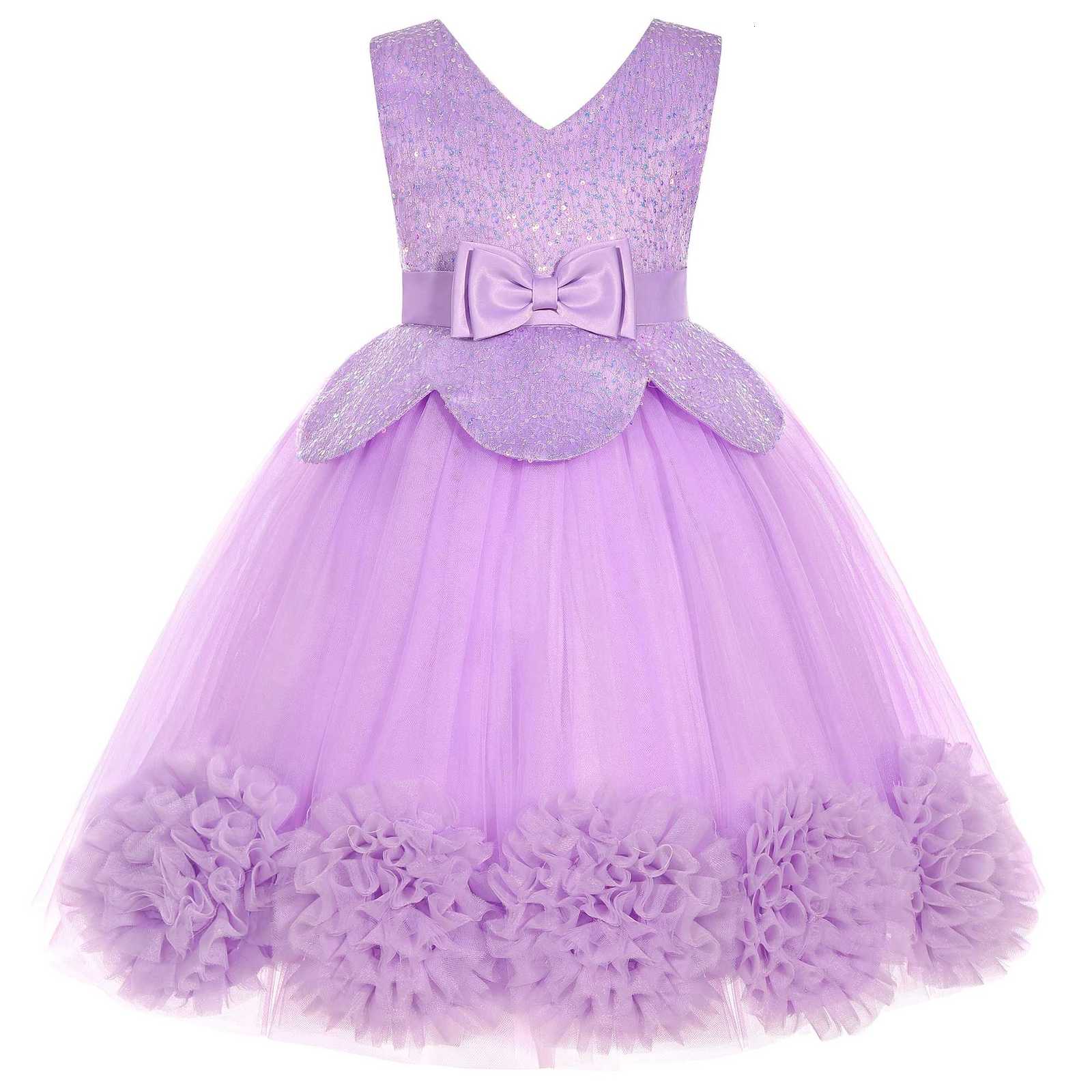 New Princess dress Large childrens long dress Girl piano performance dress Festival party dress Z250926