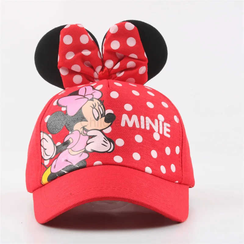 Disney European and American girls baseball cap cute princess bow childrens hat summer sun protection baseball cap H250926