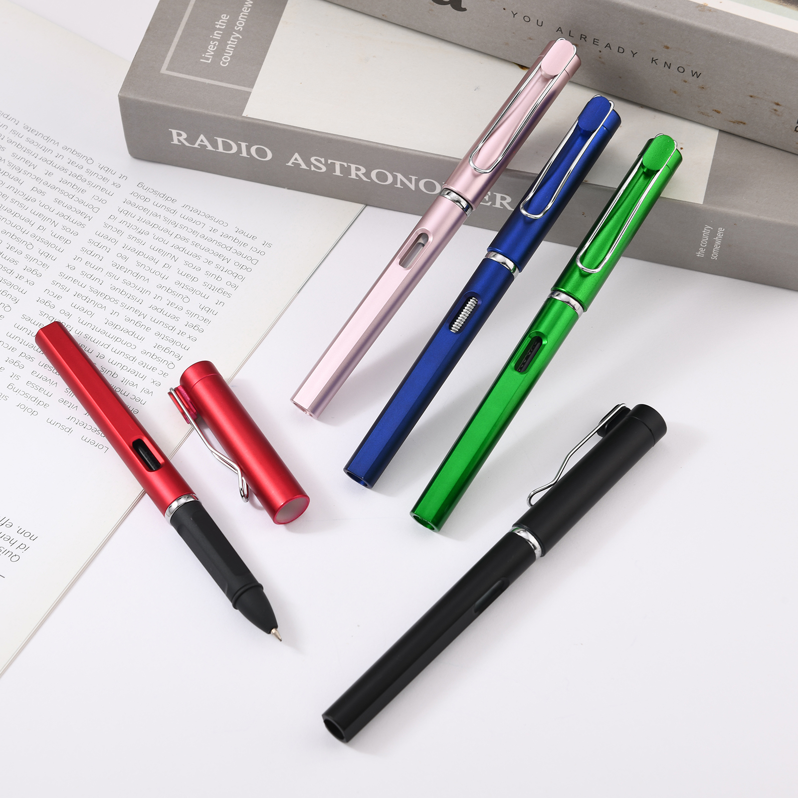 Premium Large Quantity Black Ball Point Pens Smooth Writing Instruments For Office School Exam Daily Note Taking