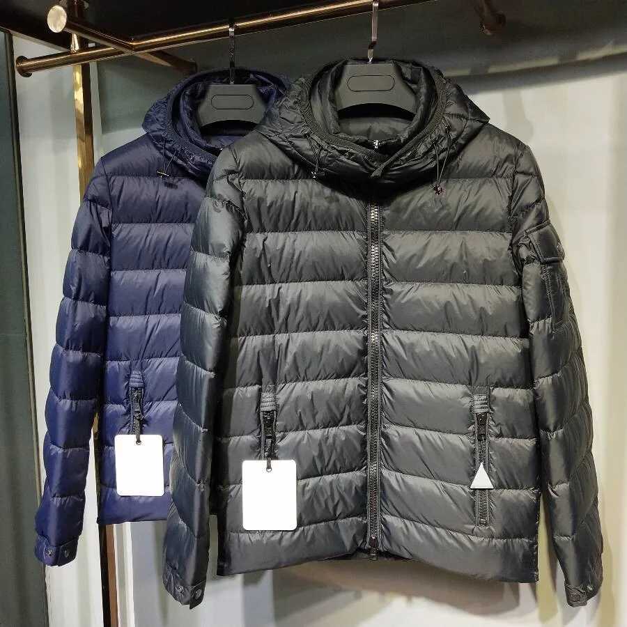 Mens style Winter warm coat Classic casual down jacket famous designer highquality Waterproof light warm down hooded jacket W250926