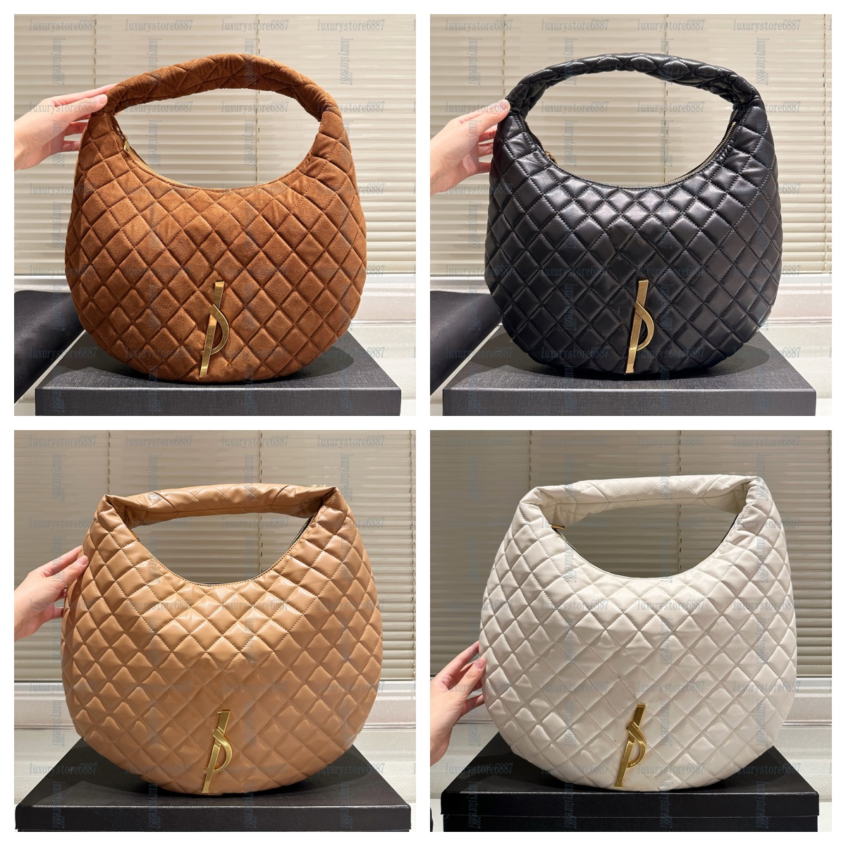 Totes Bea Handbag Designer Ladies Large Capacity High Quality Suede Shoulder Bag Luxury Shopping Bag Armpit Bag Fashion Basket Bag Coin Purse