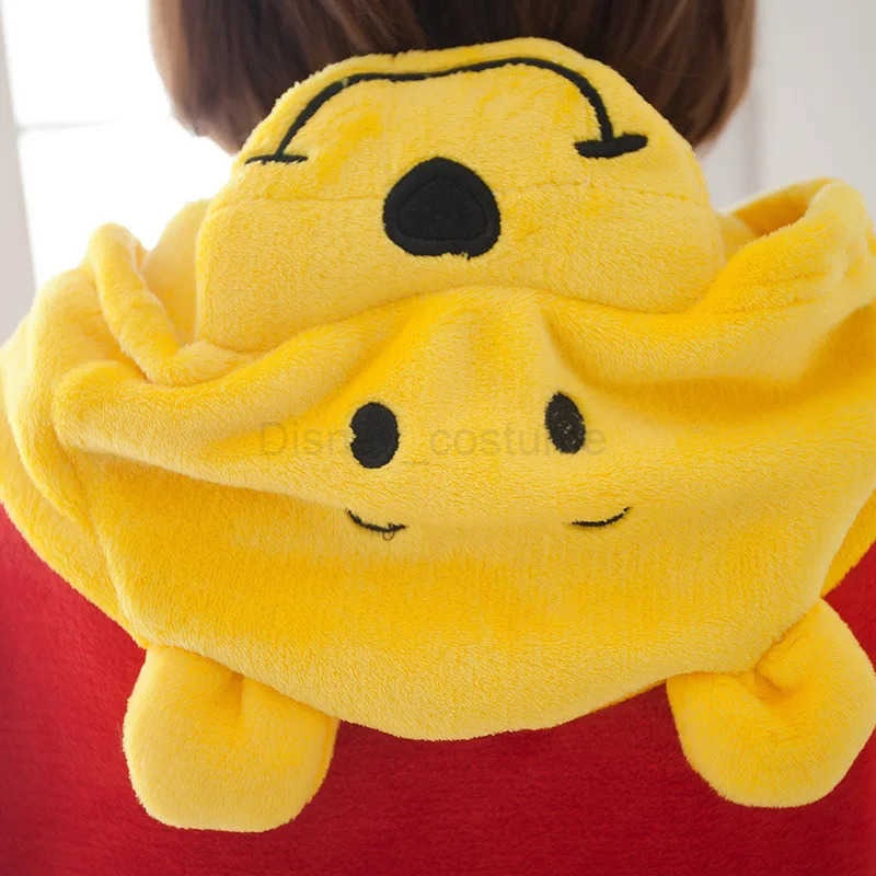 Disney Costume Adults Onesie Pajama Winnie The Pooh Kids Cosplay Anime Figure Pyjamas Fall Winter Home Sleepwear Birthdays Gifts H250926