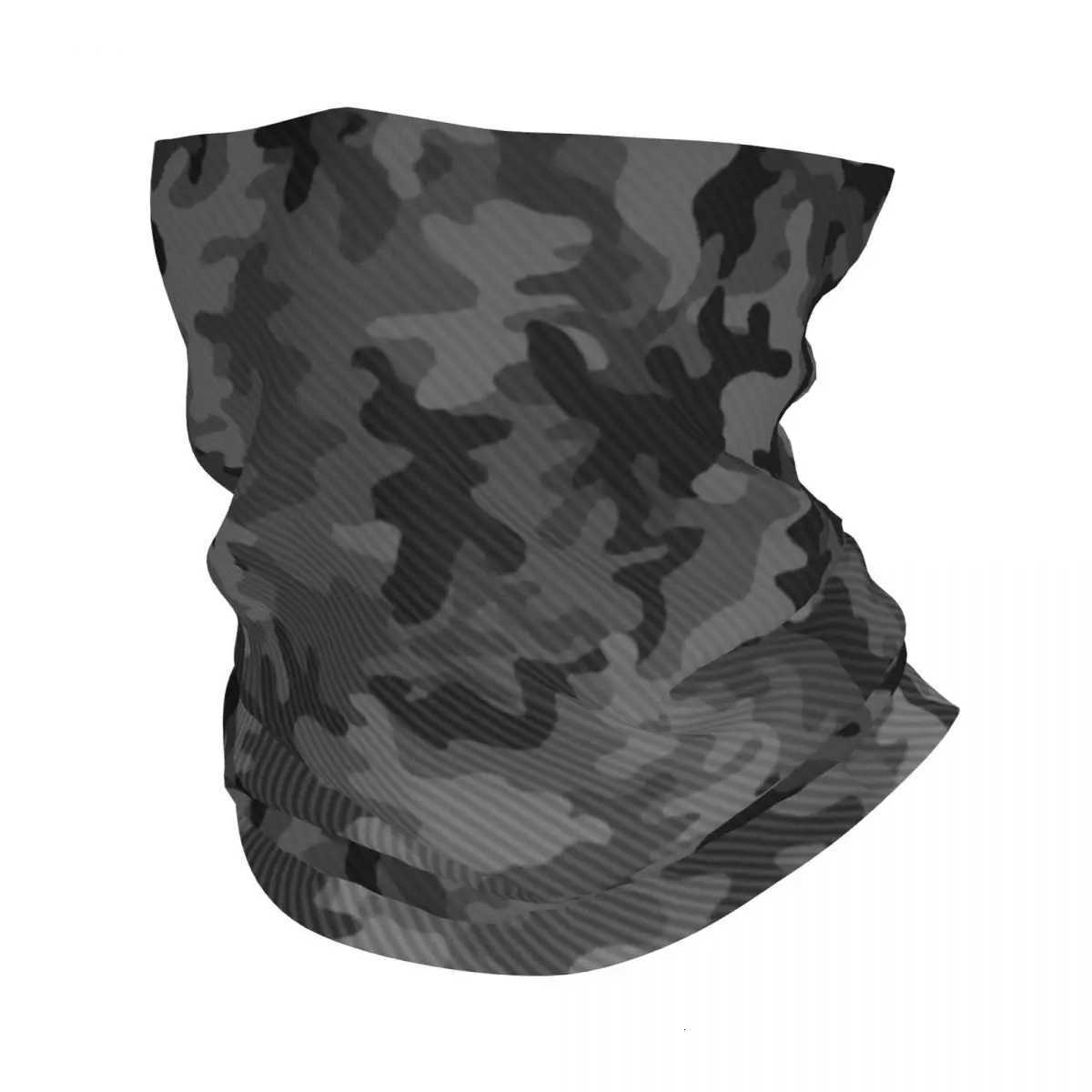 Carbon Camo Neck Gaiter Men Women Windproof Winter Camouflage Bandana Scarf for Ski Z250926