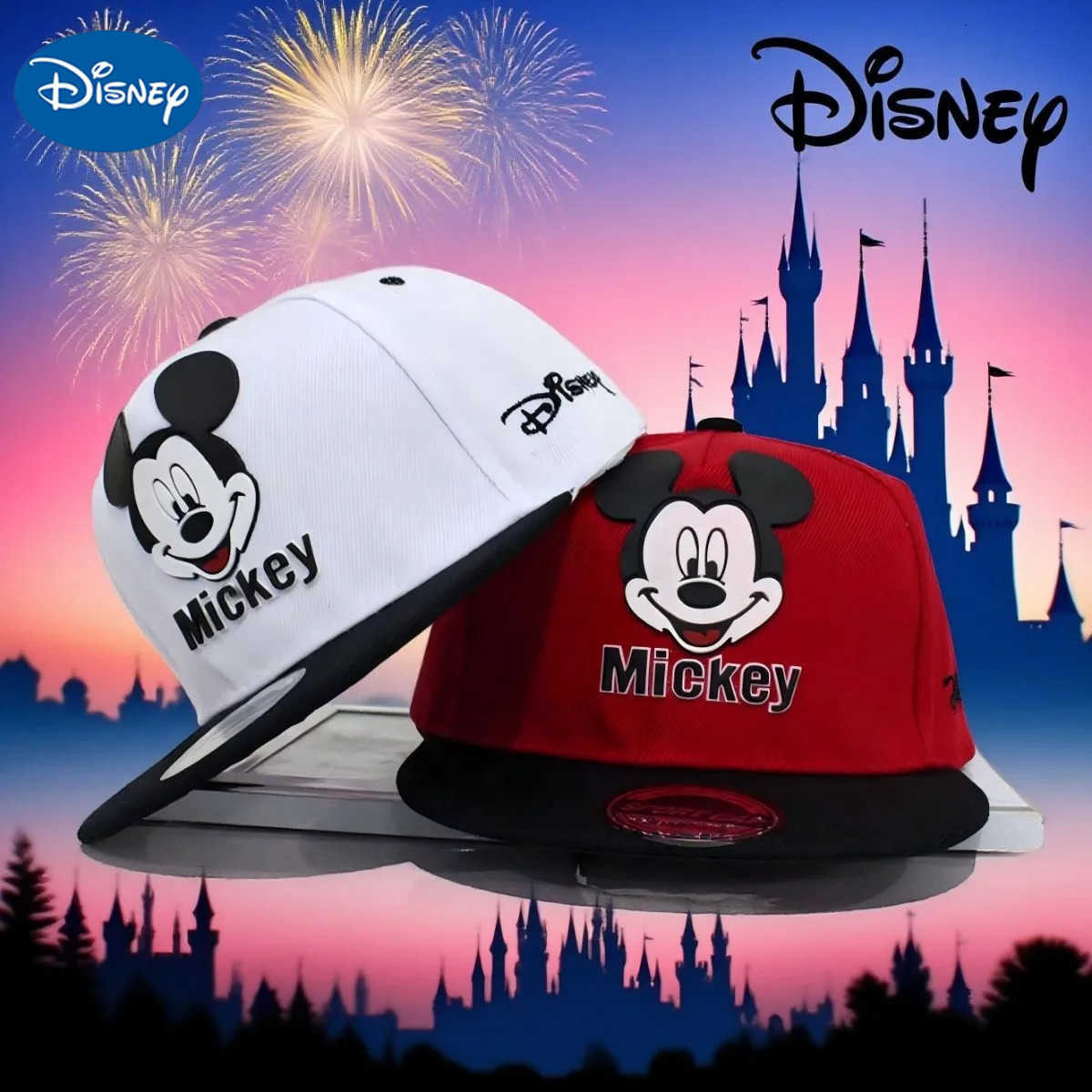 Disney Mickey Children Cartoon Baseball Cap peaked Caps Baby Girls Boys Adjustable Kids Hat festival Outdoor Sunscreen gift H250926