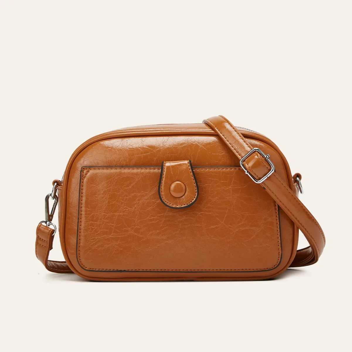 Vintage Bags for Woman Small Square Bag 2025 Faux Leather Shoulder Bags Women Coffee Brown Black Crossbody Bags Ladies Retro New Z250926