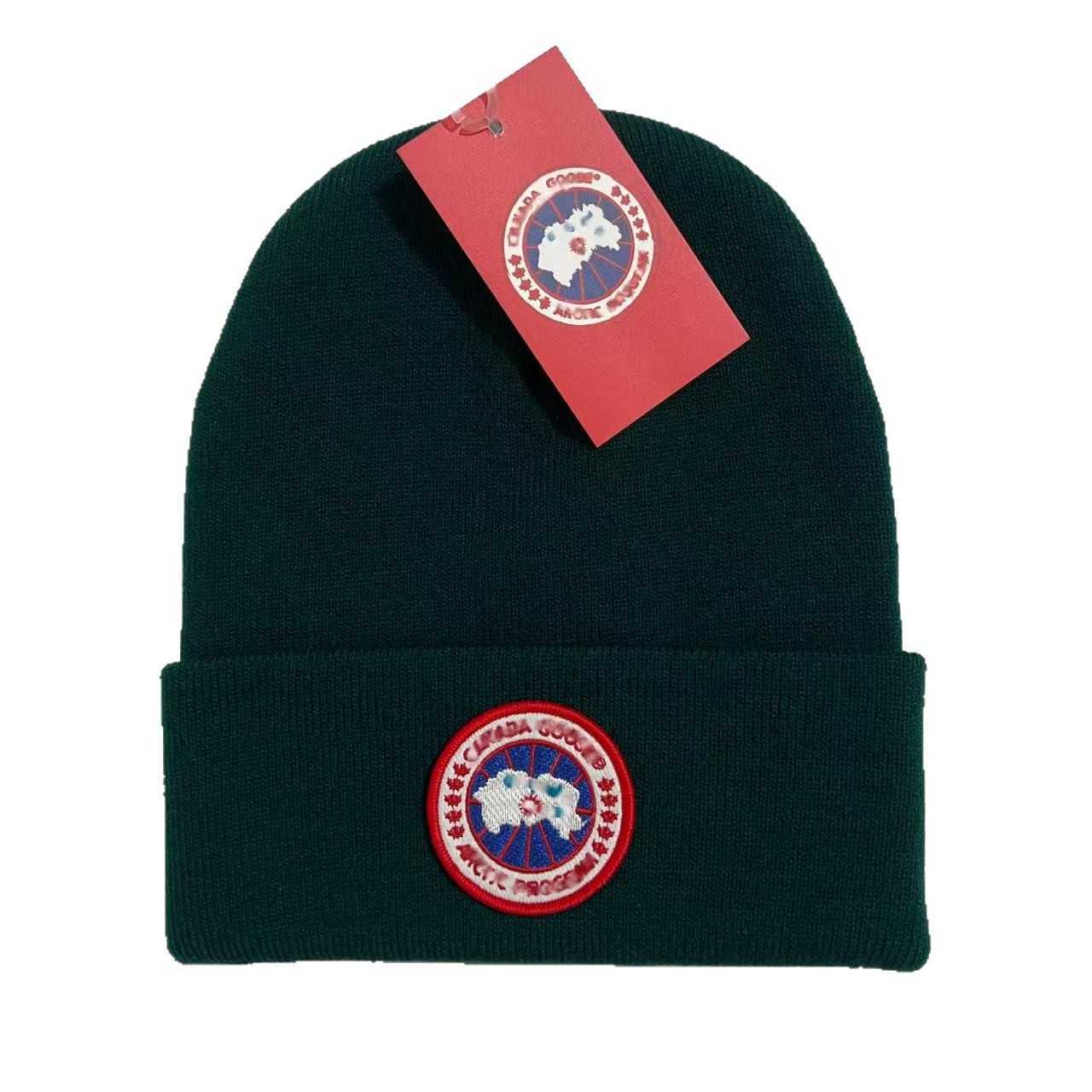 Winter Unisex Embroidered Fine Texture Hat Trendy Simple Knitted Hat Outdoor Warmth Coldproof Pullover Hat H250925