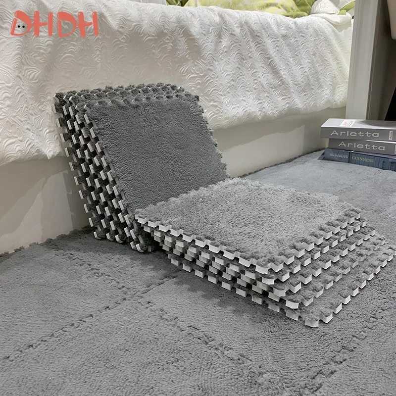 1020PCS Soft Plush Kids Carpet Baby Play Mat Childrens Rugs Toys EVA Foam Childrens Mat Puzzle Interlock Floor Mats 3030 CM C250926