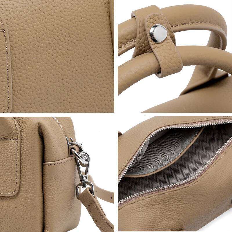 Ladies Retro Underarm Soft Cowhide Crossbody Bags Women's Cow Real Leather Shoulder Bag Female Fashion Designer Handbags Suotong2509