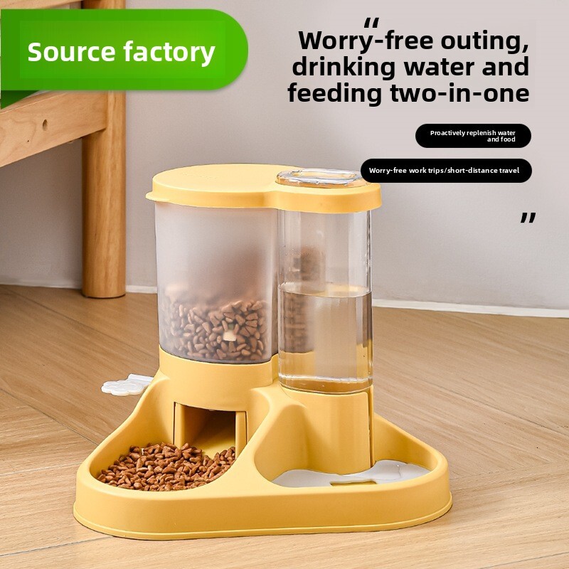 Cat Automatic Feeder Dispenser Pet Bowl Small Medium Large Dog Water Basin Supplies