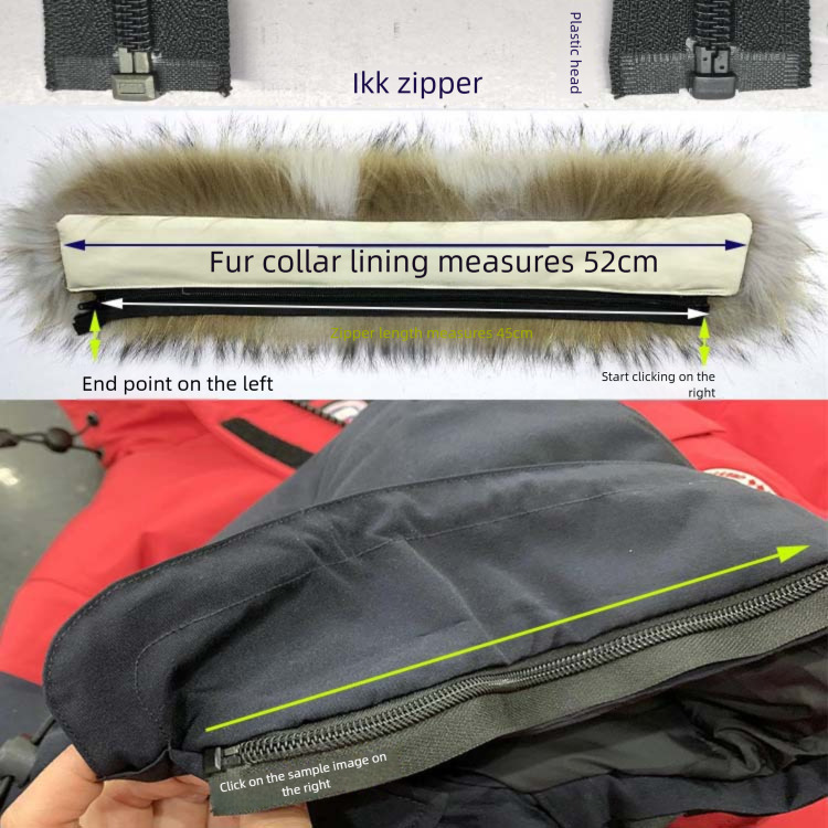 Customized Fox Canadian Grey Imitation Coyote Hair Strips Western America Coyote fur collar