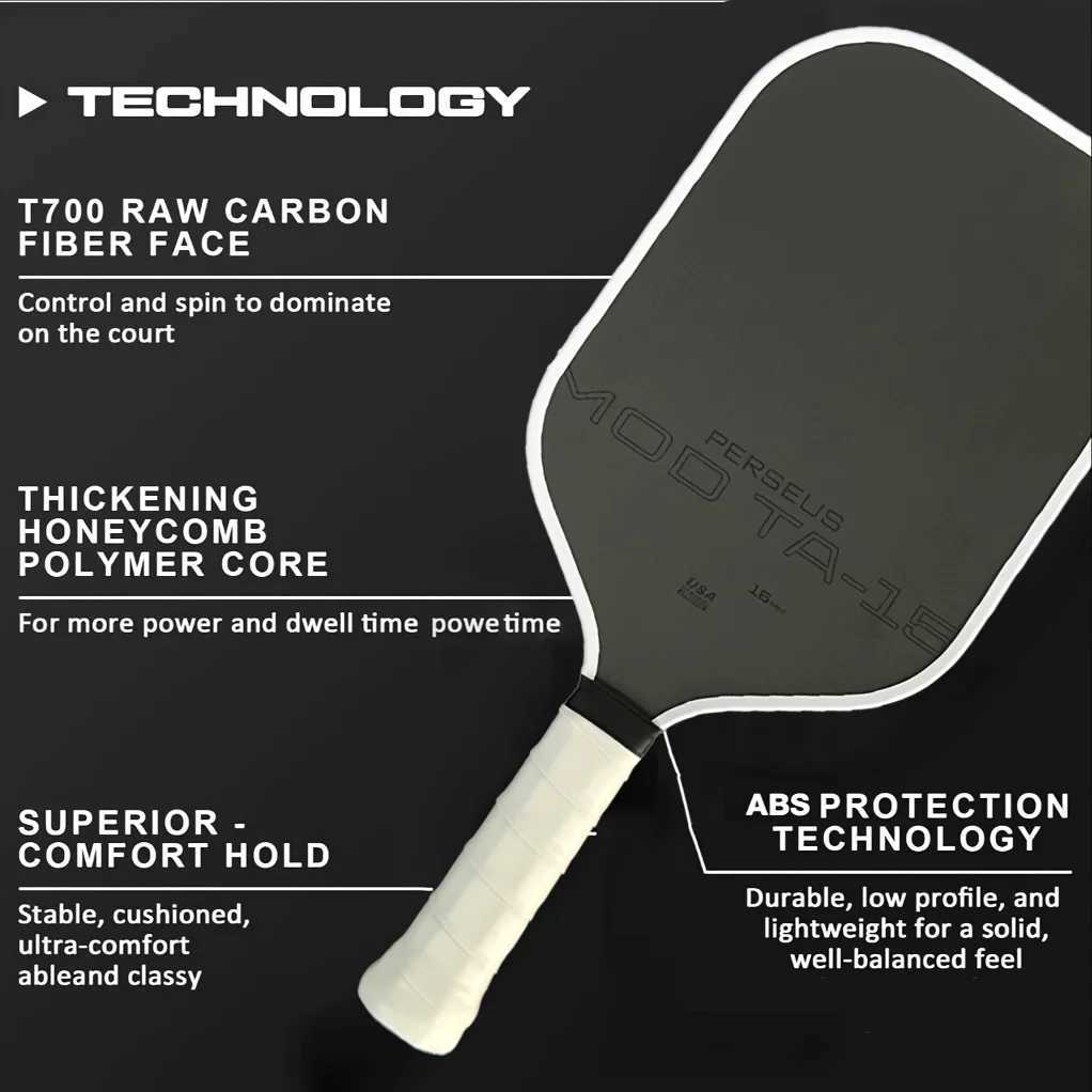 Perseus 16mm MOD TA15 Pro Player Edition GEN3 Propulsion EVA Foam Filling Core Pickleball Paddle Racket USAPA Approved J250926
