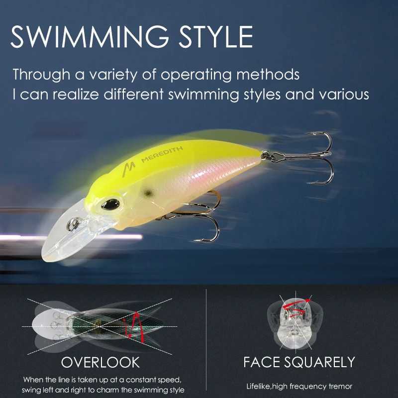 MEREDITH JERK CRANK M65 8A 14g Hot Model Fishing Lure Hard Bait 11Color wobbr Minnow Quality fional Depth 2025m W250926