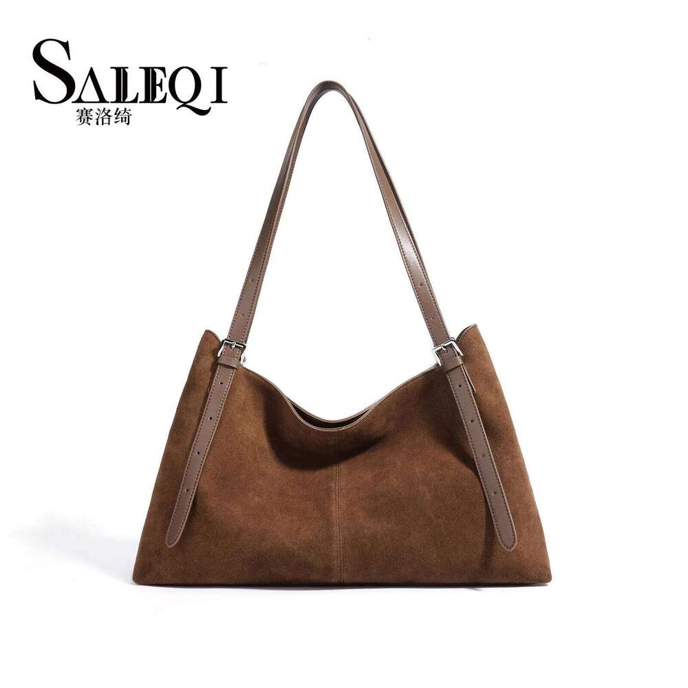 Autumn Winter Fashion Women Suede Cow Leather Large Genuine Grade Shoudler Crossbody Designer Brand Ladeis Tote Bag Suotong0917