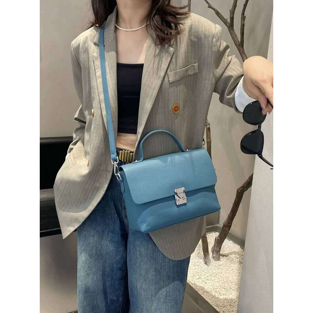 Female Commute Soft Handbags Women's Casual Cow Genuine Leather Shoulder Bags Ladies Travel Retro Cowhide Crossbody Bag Suotong2509
