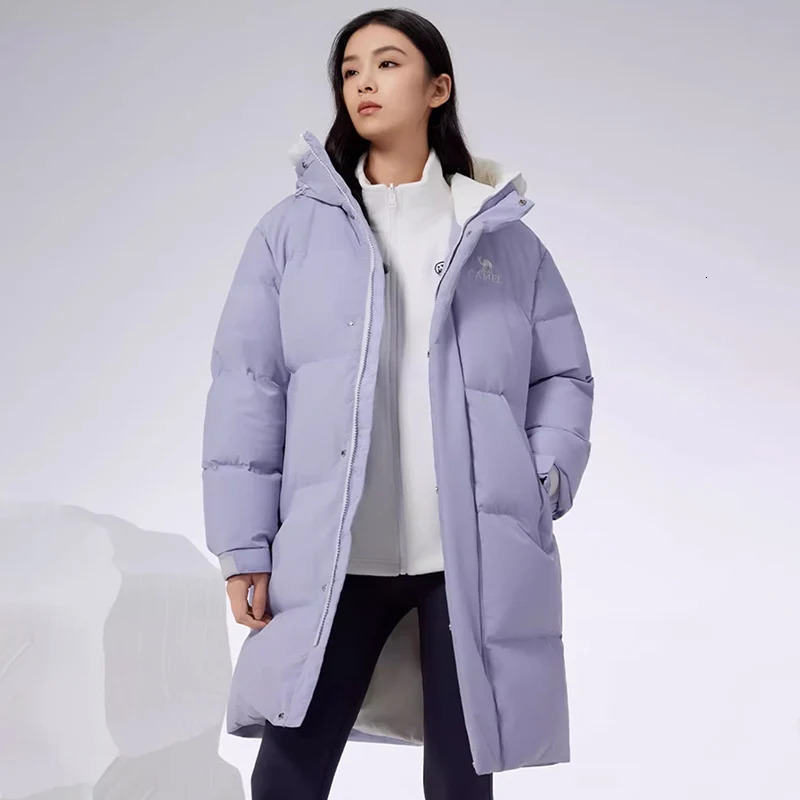 GOLDEN CAMEL Outdoor Down Jackets Women Men Winter Coats MidLength Thickened Waterproof Windproof Warm Jacket for Men Clothes 250917