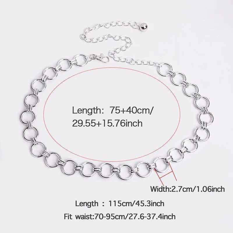 Girls Decorative Waist Chain Skirt Belt Line Matching Plaid Dress Summer Student Versatile Waist Belt JK Uniform Accessory L250926