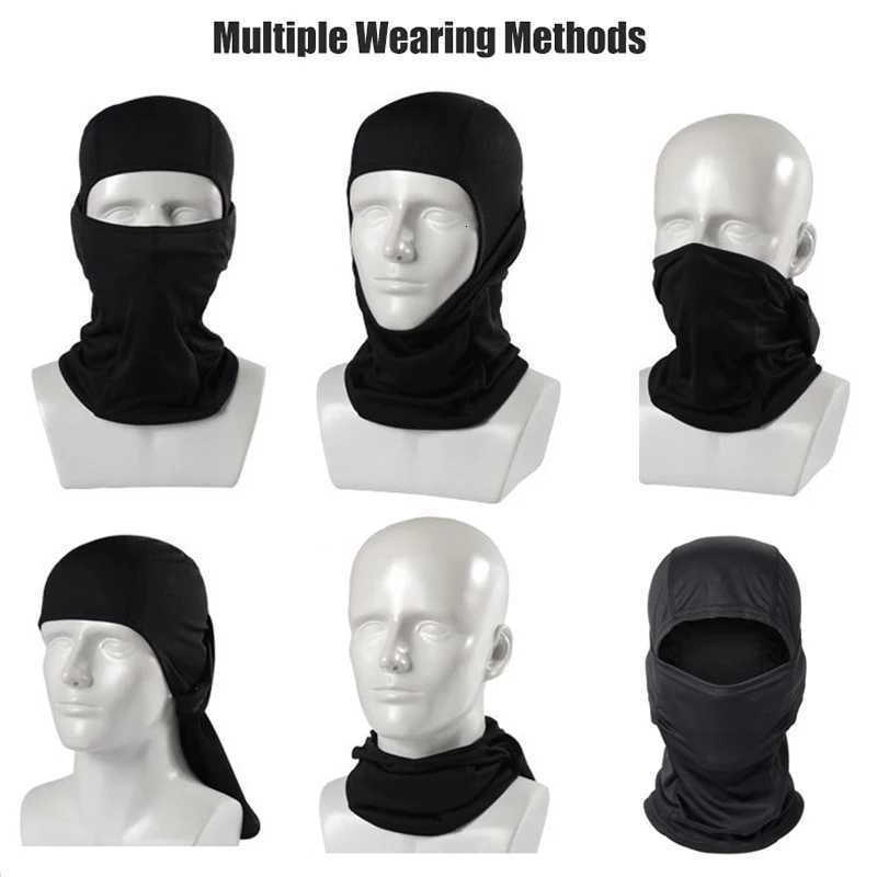 Camouflage Balaclava Hat Cycling Full Face Mask Outdoor Sports Hunting Hiking Ski Mask motorcycle Helmet Inner Z250926