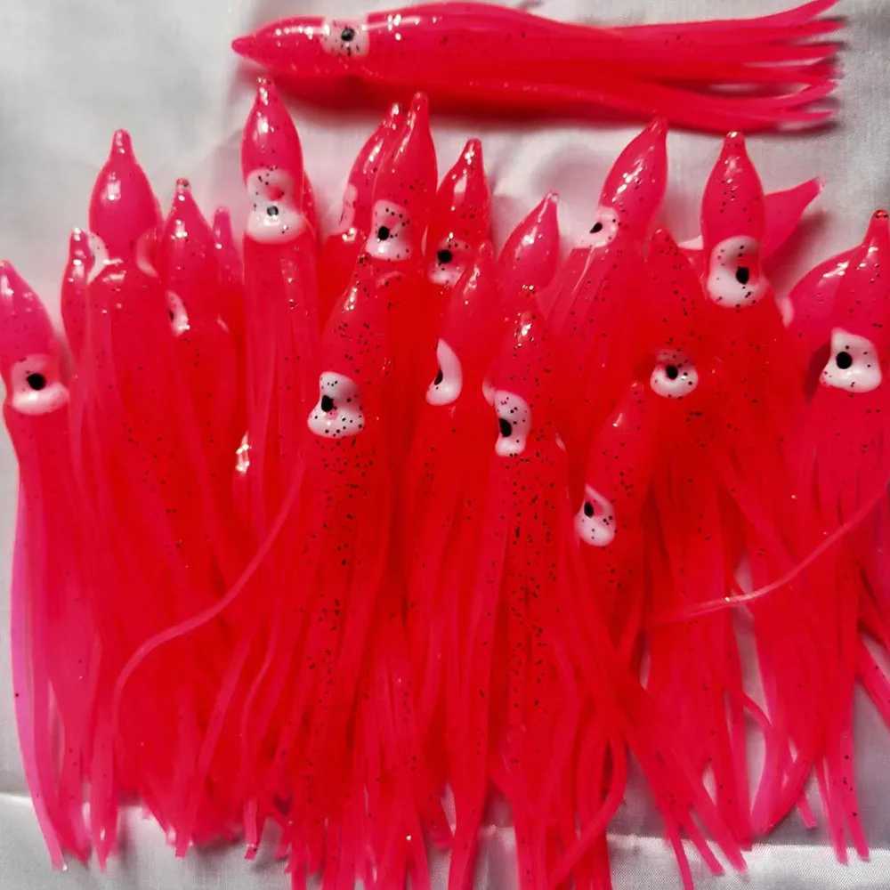 60pcs soft lure octopus lure squid jigssquid bait fishing skirt fishing lure W250926