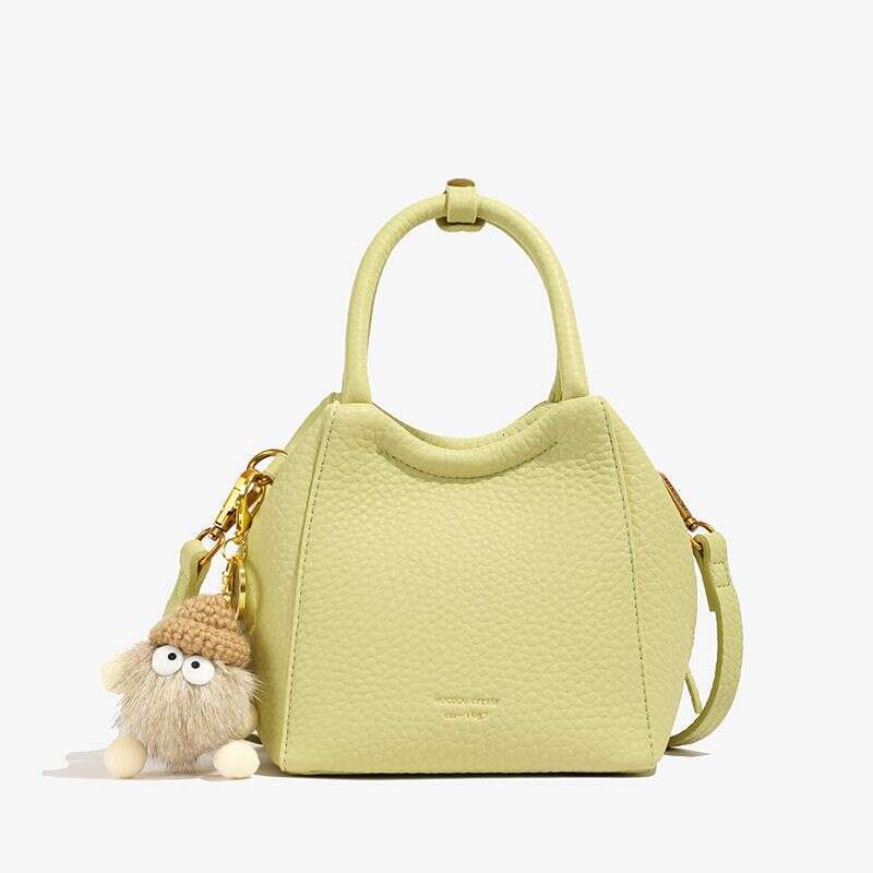 Yuezi Popular New Water Bucket Texture Western Lychee Pattern Fashion Small Commuting Shoulder Bag
