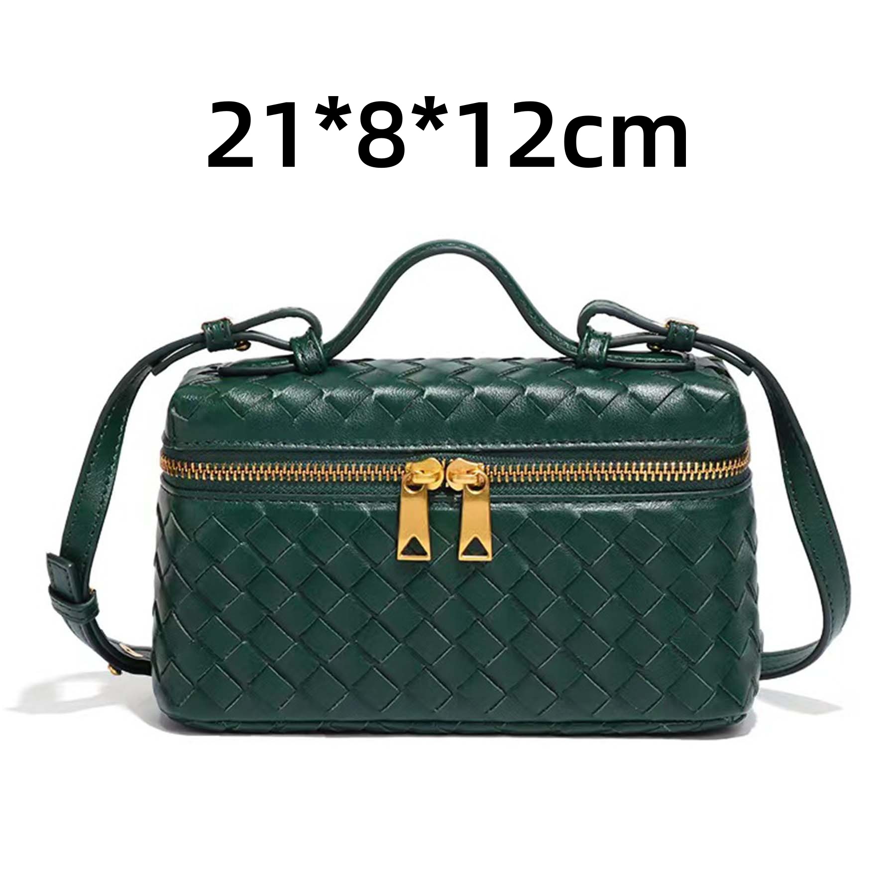 Luxury Woven Leather Handbag Designer Inspired Basket Weave Pattern Shoulder Bag Crossbody Purse for Women High Quality Craftsmanship