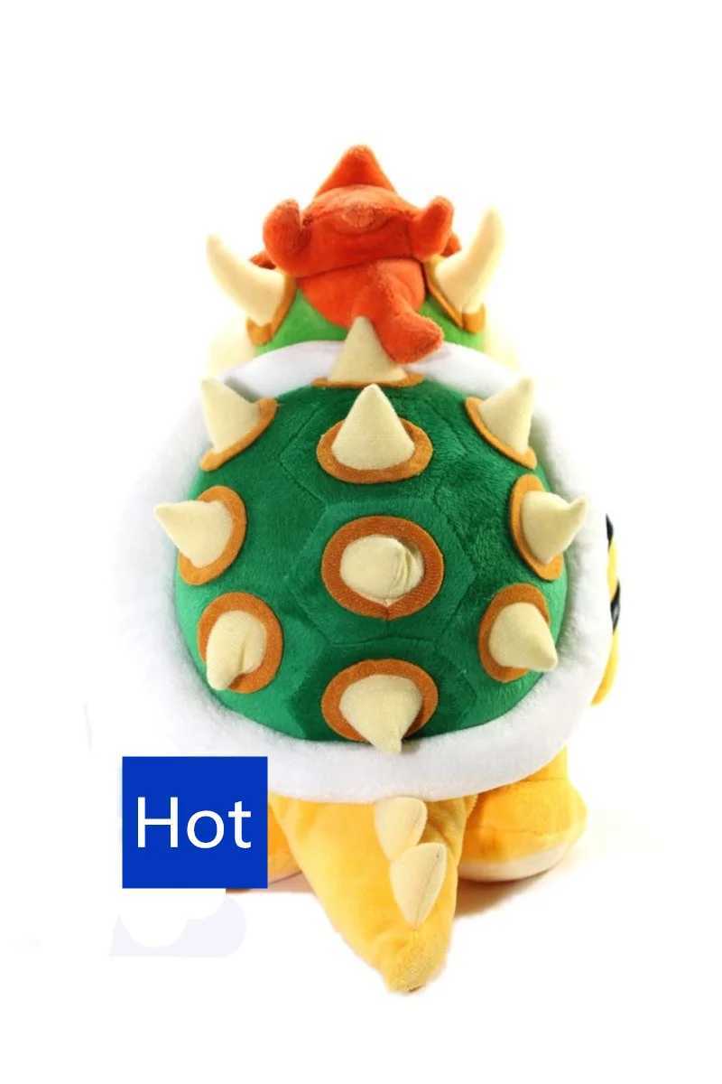 Funny Catoon Film anime 25cm Bowser dragon Soft Stuffed Plush Toy doll model baby kids best gift J250926