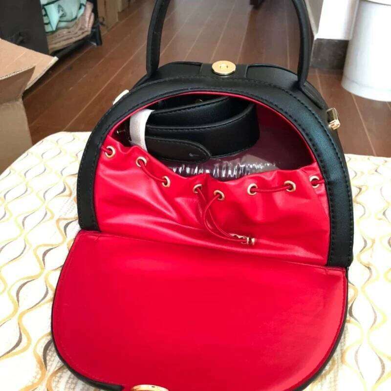 Original Designer Handbags For Women New High Quality Faux Leather Semicircle Shoulder Trend Fashion Chic Crossbody Bag