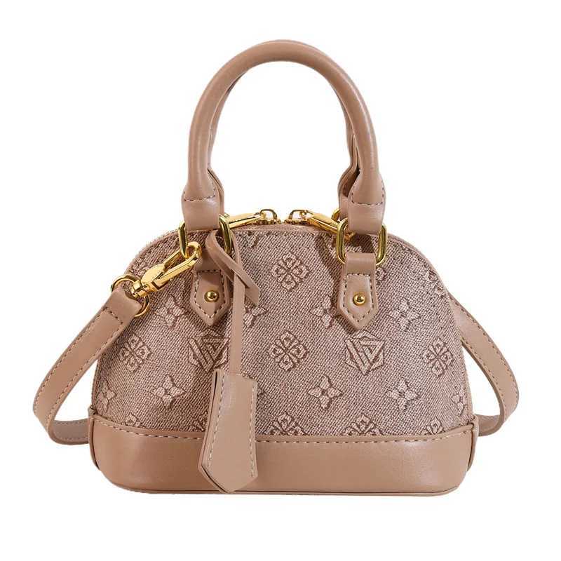 2025 Vintage Shell Bag Women Stylish Large Capacity Shoulder Crossbody Purse Retro Fashion Hobo Bag for Work CasualW250926