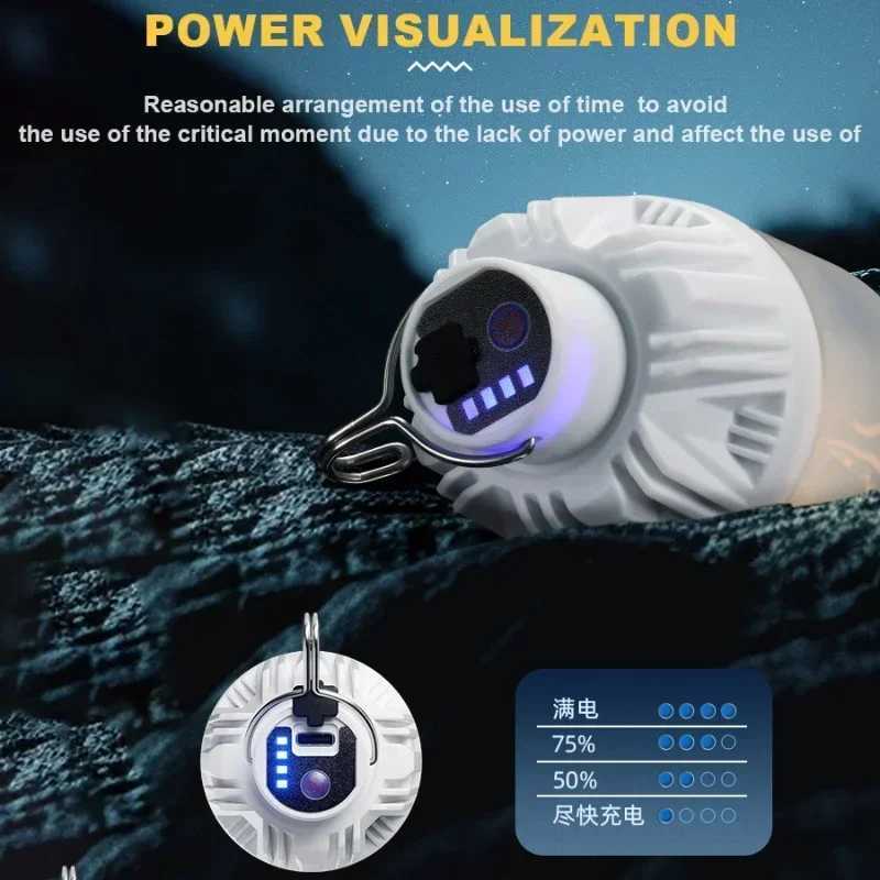 USB Rechargeable LED Emergency Lights House Outdoor Portable Lanterns Emergency Lamp Bulb Battery Lantern BBQ Camping Light C250925