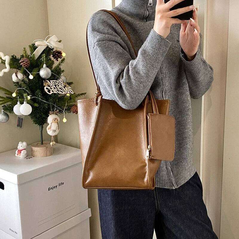 PU Leather Underarm Bags For Women Winter Y2k New Trend Designer Females Fashion Shoulder Bag Handbags suotong2509