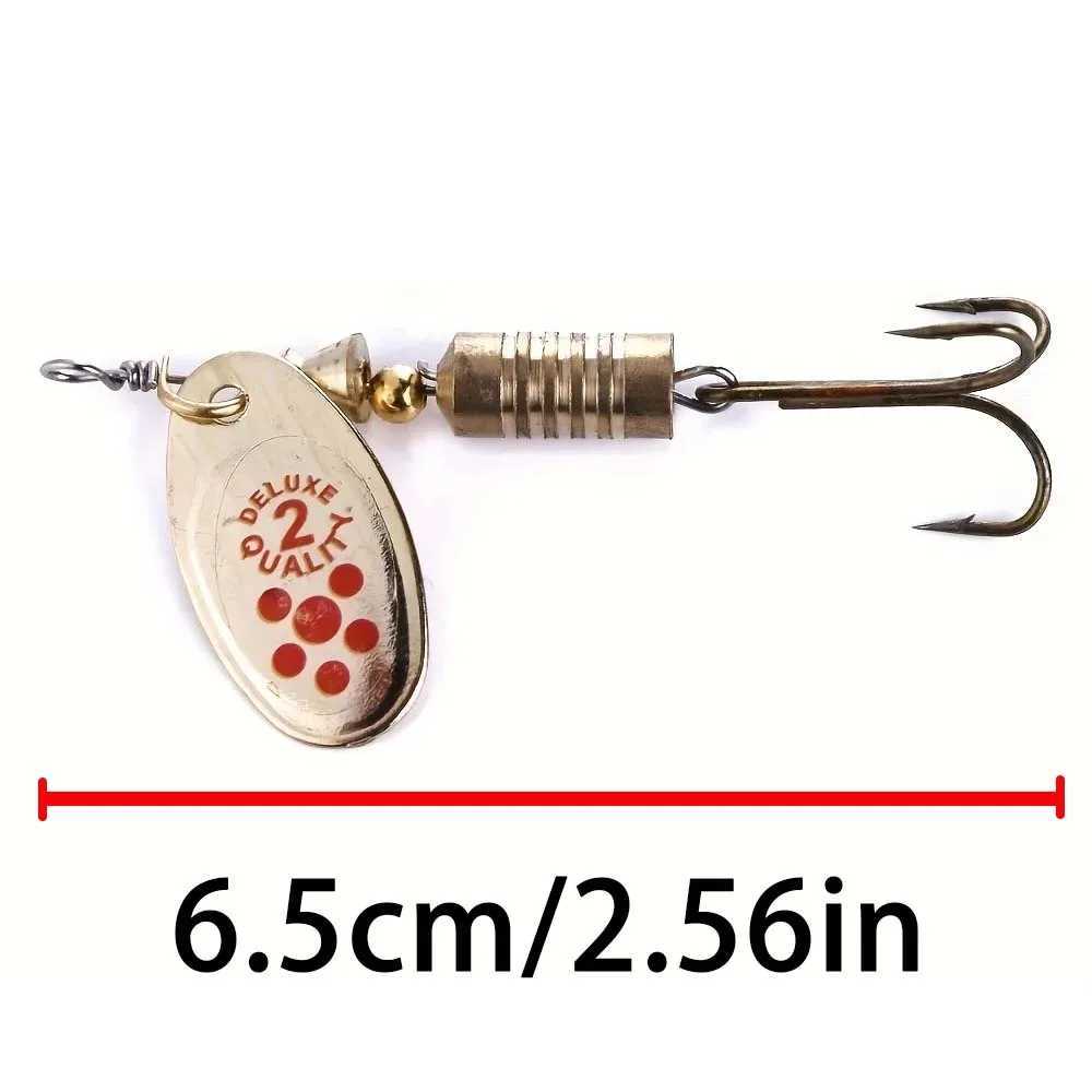 JSFUN 10PCS Spinner Spoon Metal Bait With Box Sequins Crankbait Spoon Baits Bass Trout Perch Pike Rotating W250926