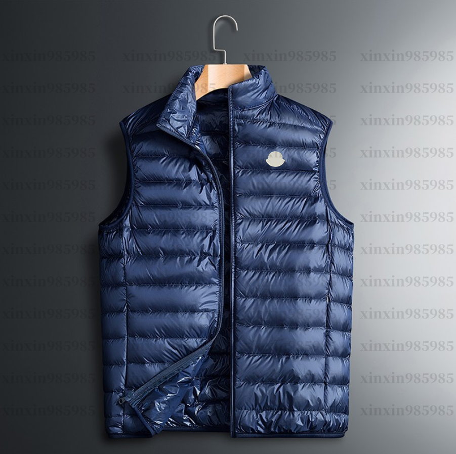 Fashion vests Down jacket vest Keep warm mens stylist winter jacket men outdoor coat essential cold protection