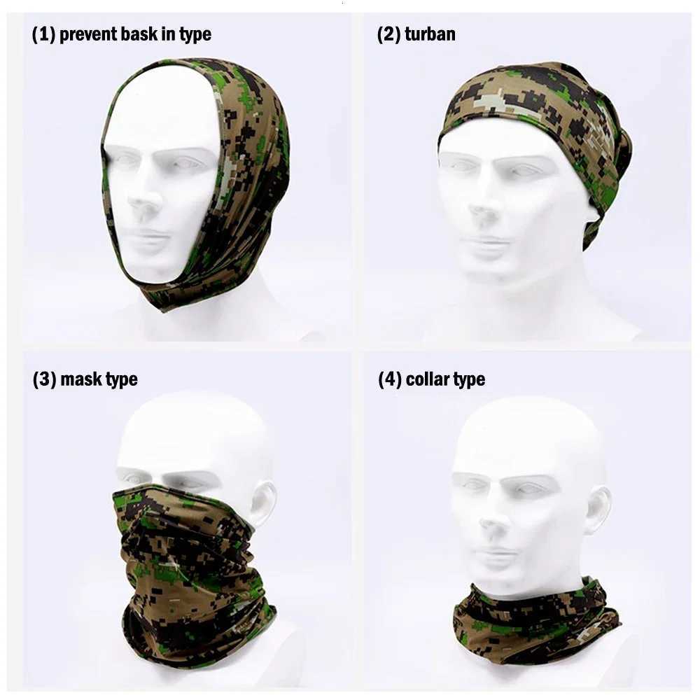 Outdoor Sport Bandana Tube Scarf Fishing Cycling Tactical Hiking Face Cover Neck Gaiter Half Mask Headband Men Women Z250926