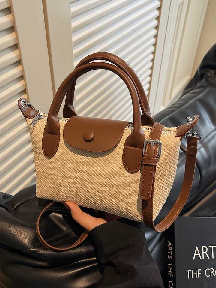 Retro Square Crossbody Bag For Women New Versatile Leather Messenger Bags Vintage Dumpling Hobos Bags Ladies Handbags and PursesW250926